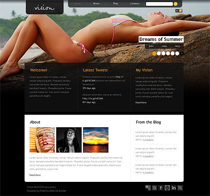 Click to view live demo of template #35107 template screen