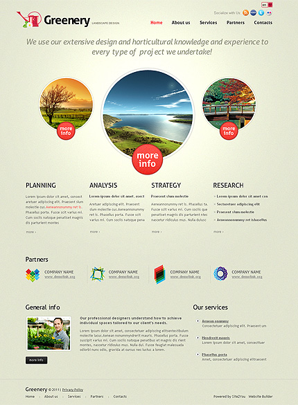 Click to view live demo of template #36429 template screen